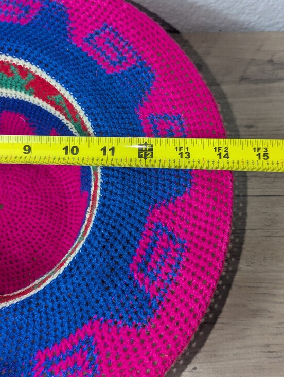 Artisan made Wool Sun Hat made in Peru main image 7
